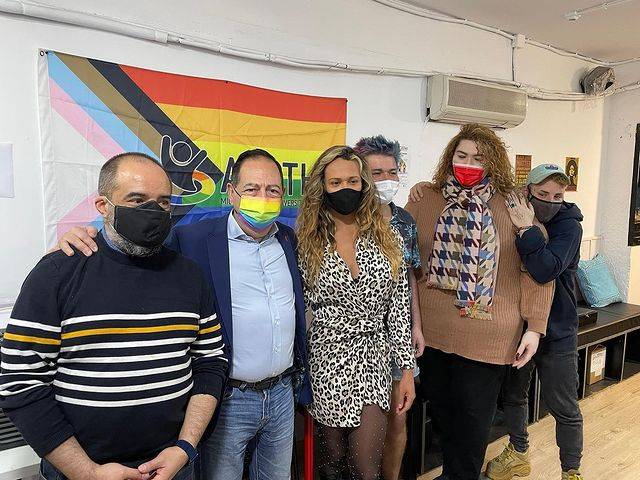 Nos visita Jean Luc Romero , vicealcalde de Paris.